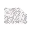 C&F Home Cora Gray Cotton Quilted Rectangular Reversible Placemat Set of 6