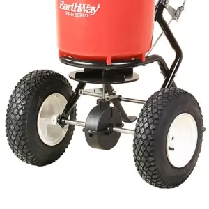 Earthway 2150 50lb Commercial Broadcast Walk-Behind Garden Seed Salt Spreader