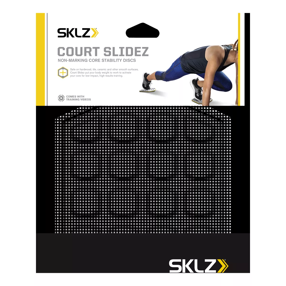 SKLZ Court Slidez - Black/Gray