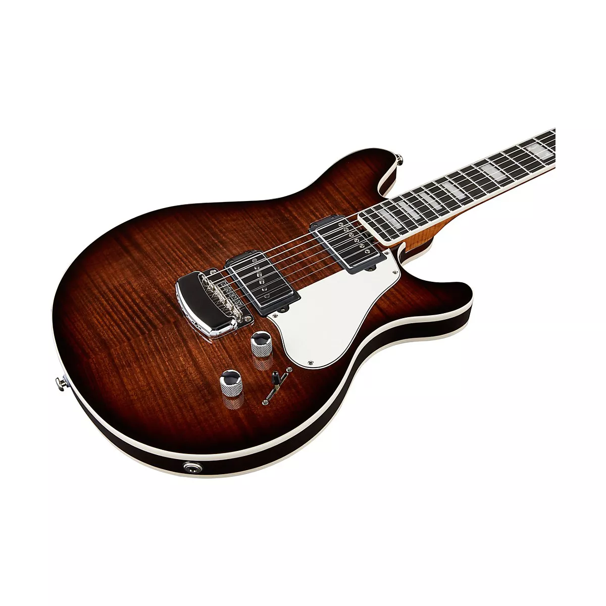 Ernie Ball Music Man Valentine BFR Electric Guitar Trans Walnut