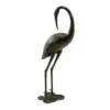 38.5" Scarlet Cast Aluminum Crane Statue - Christopher Knight Home