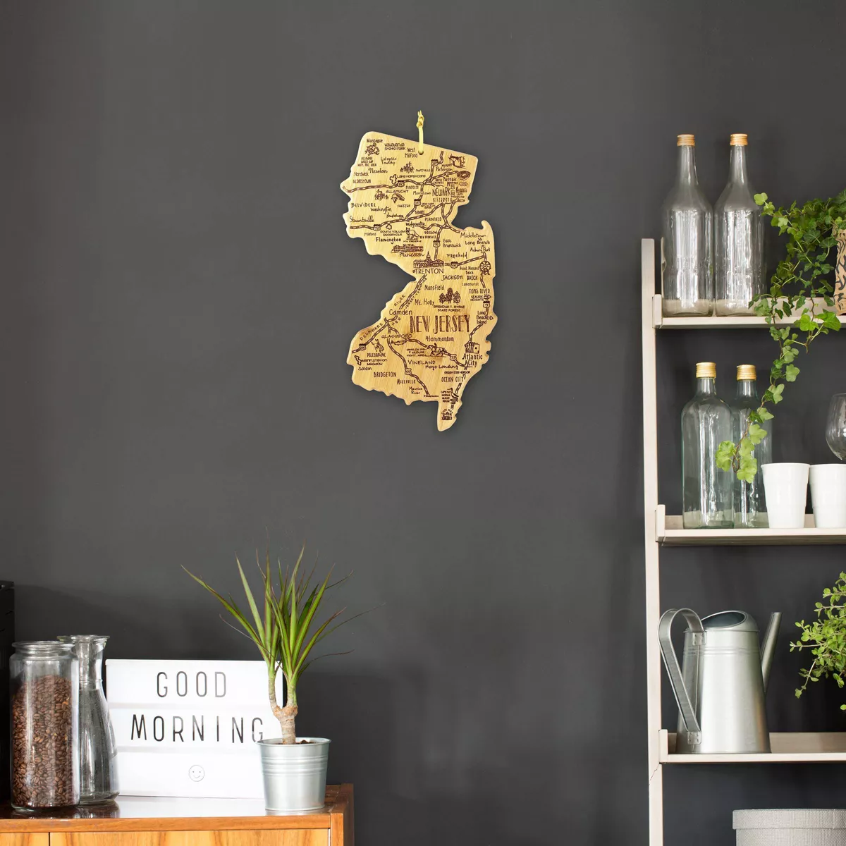 Totally Bamboo Destination New Jersey Serving and Cutting Board