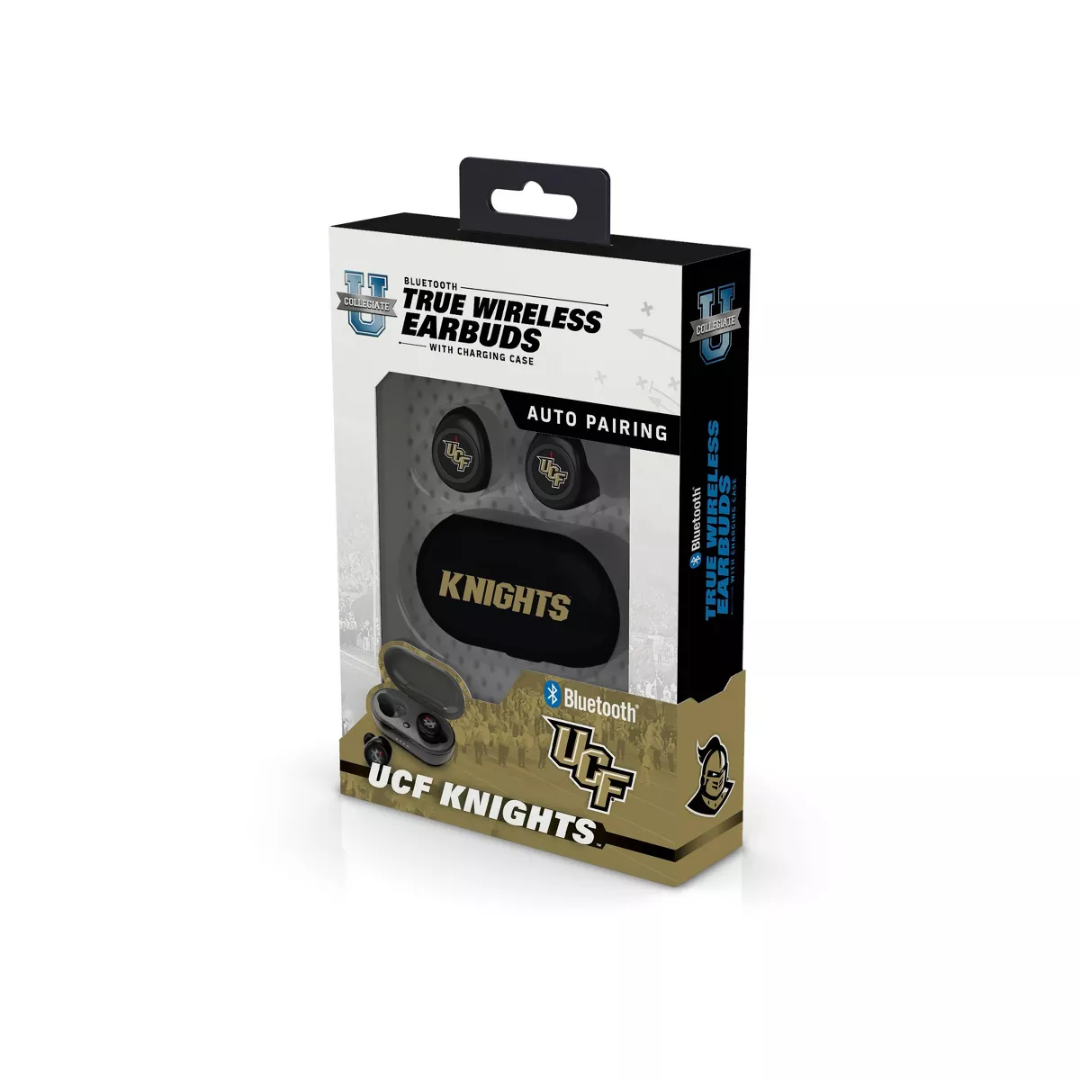 NCAA UCF Knights True Wireless Bluetooth Earbuds