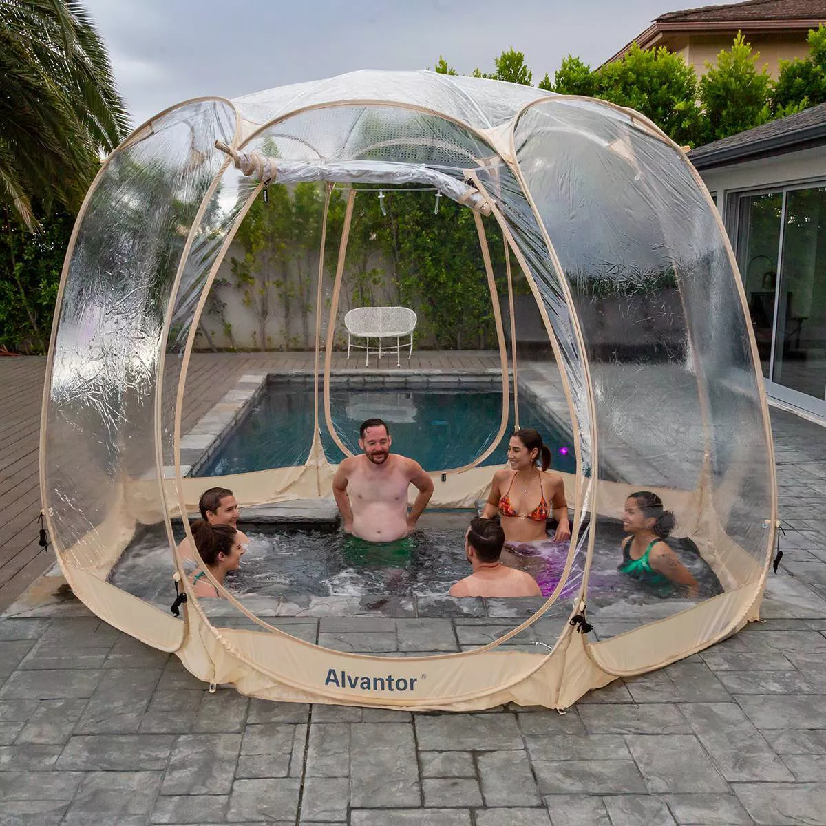 12' x 12' Bubble Tent Pop Up Gazebo - Alvantor