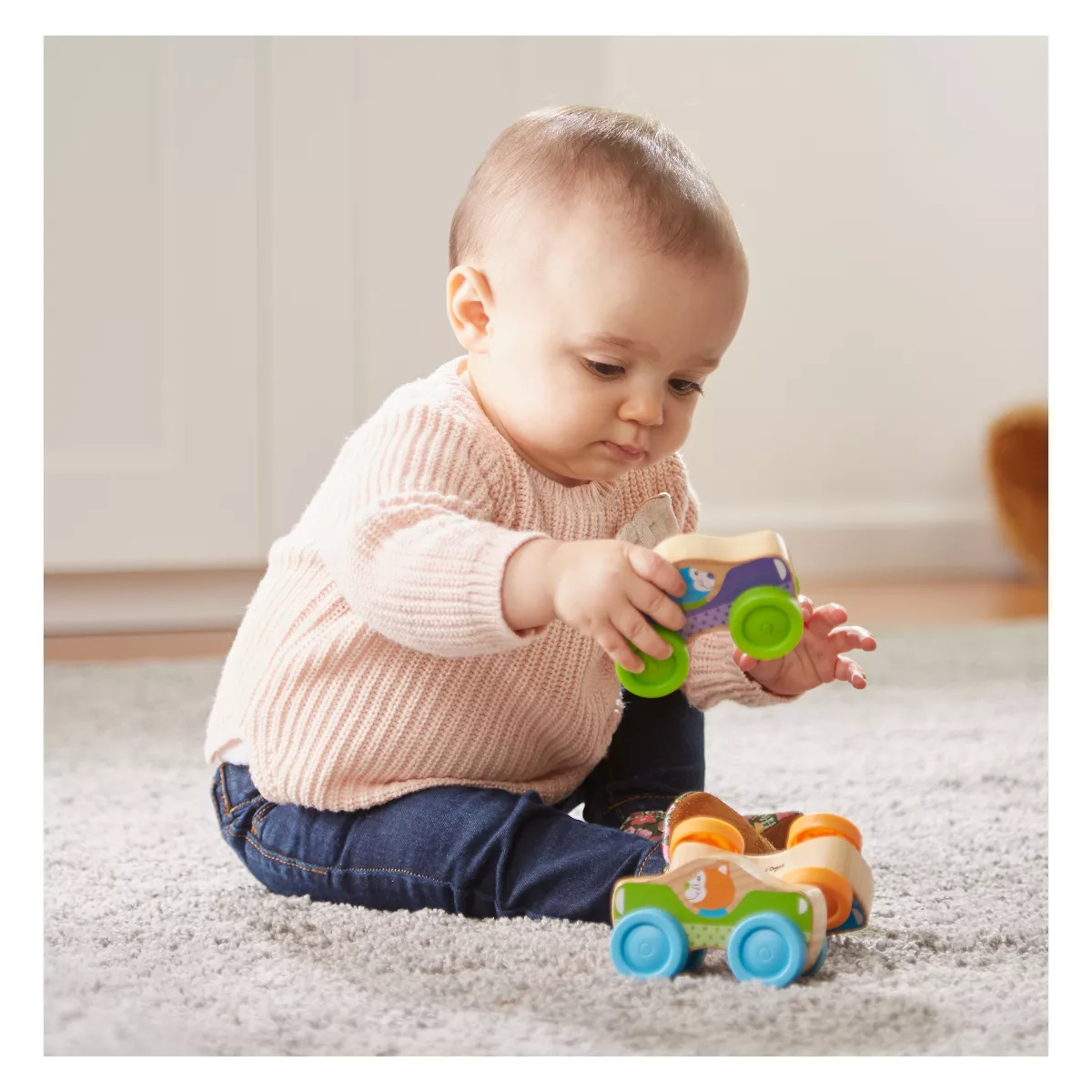 Melissa & Doug First Play Animal Stacking Cars