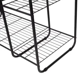 Freestanding Closet Black/Silver - Room Essentials™