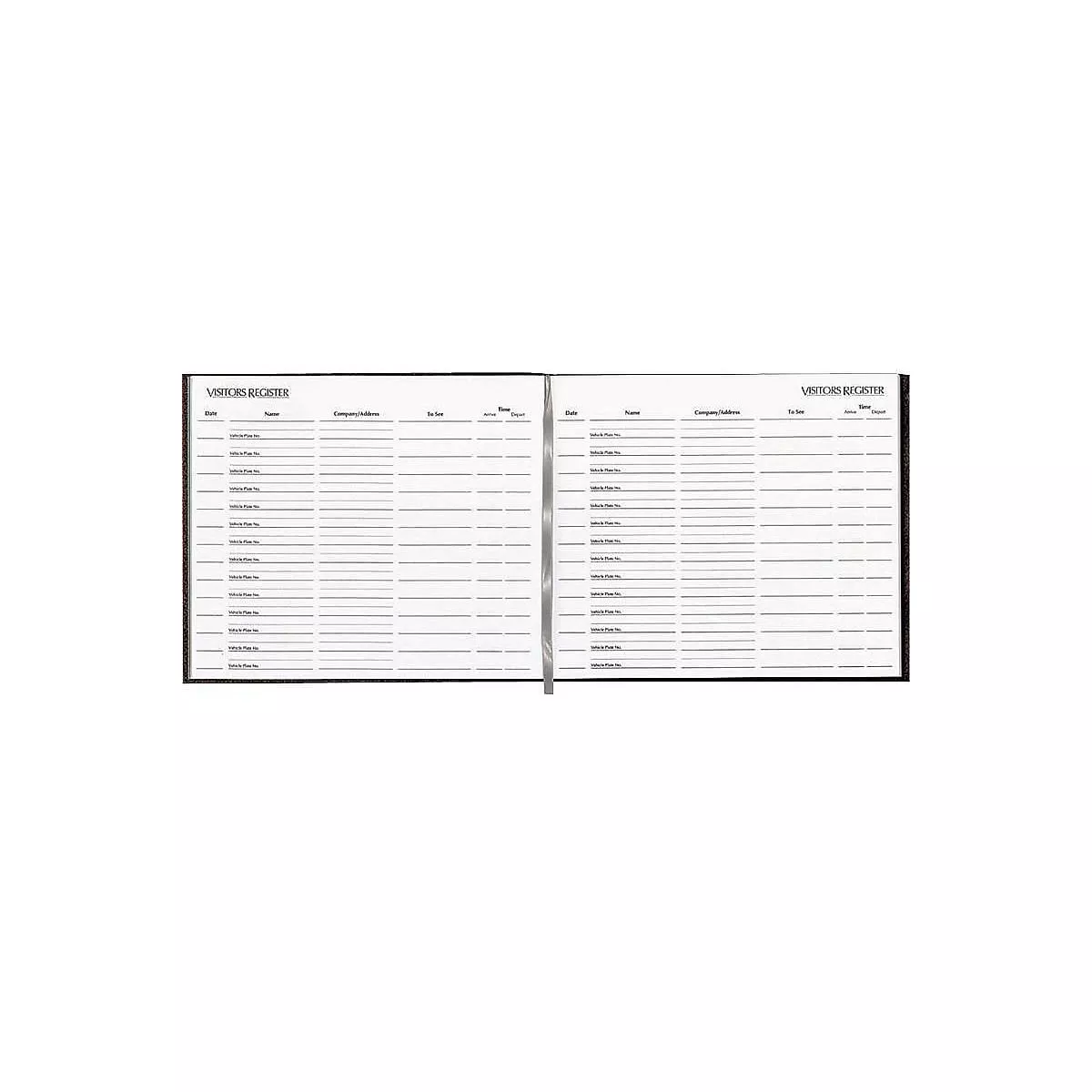 National Visitor Register Book Burgundy Hardcover 128 Pages 8 1/2 x 9 7/8 57803