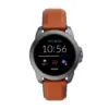 Fossil Gen 5E Smartwatch 44mm - Smoke with Brown Leather
