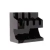 Mind Reader Coffee Condiment and Accessories Caddy Organizer, Black