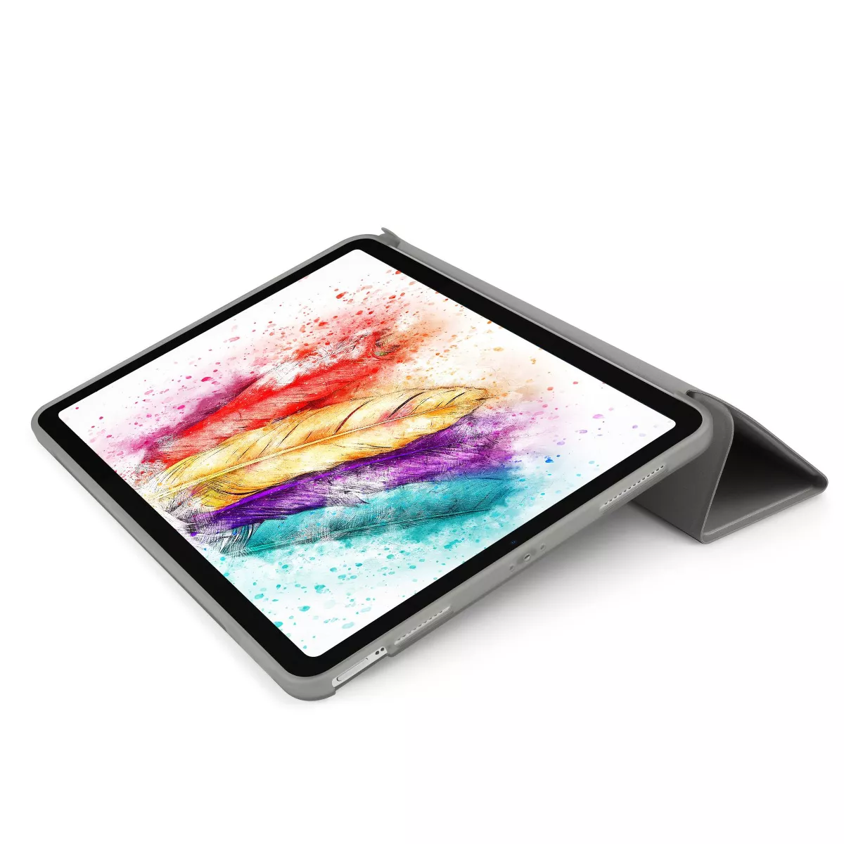 Insten - Tablet Cover Case Compatible with iPad Air 4 10.9 2020, Magnetic Auto Wake/Sleep, Soft Slim Lightweight, Gray