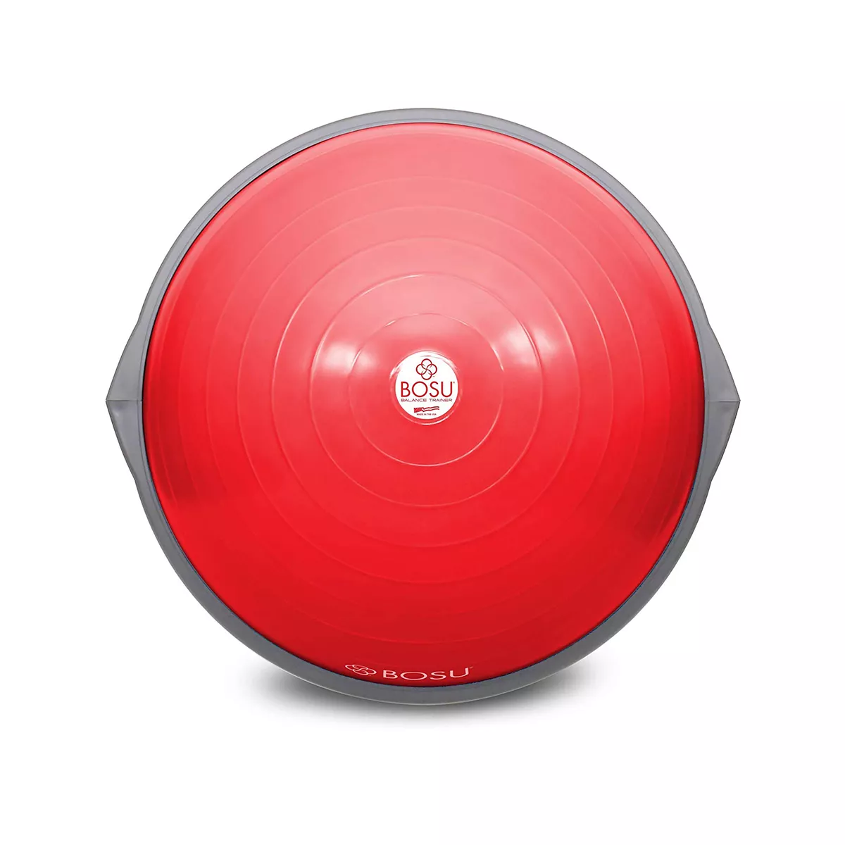 Bosu 72-10850 Home Gym Equipment The Original Balance Trainer 65 cm Diameter, Red and Gray