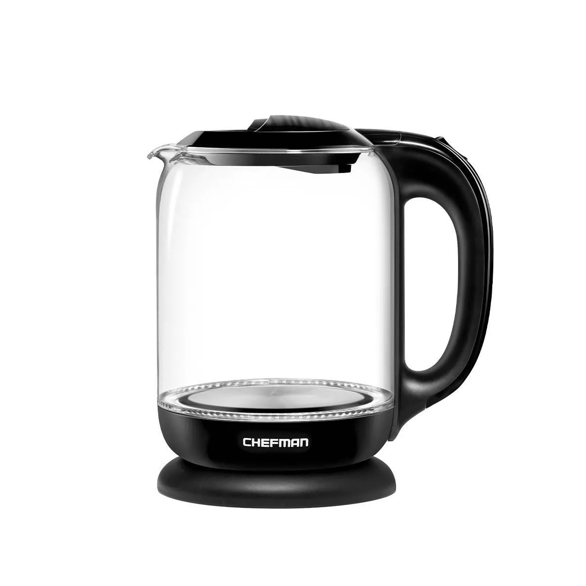 Chefman 1.7L Glass Electric Kettle - Clear