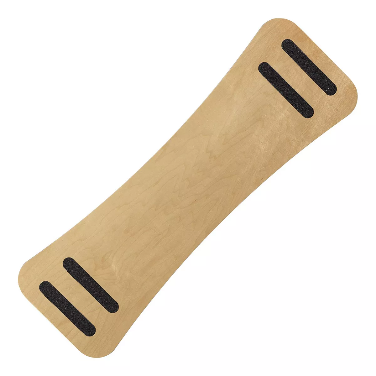 Carrom 300 Pound Capacity Workout Exercise Balance Board with Anti Skid Strips, Natural Finish