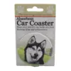 Car Coaster 2.5" Siberian Husky Car Coaster Absorbant E & S Pet - Coasters