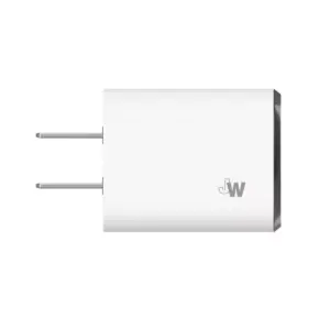 Just Wireless 2.4A/12W 1-Port USB-A Home Charger with 10ft TPU Lightning to USB-A Cable - White