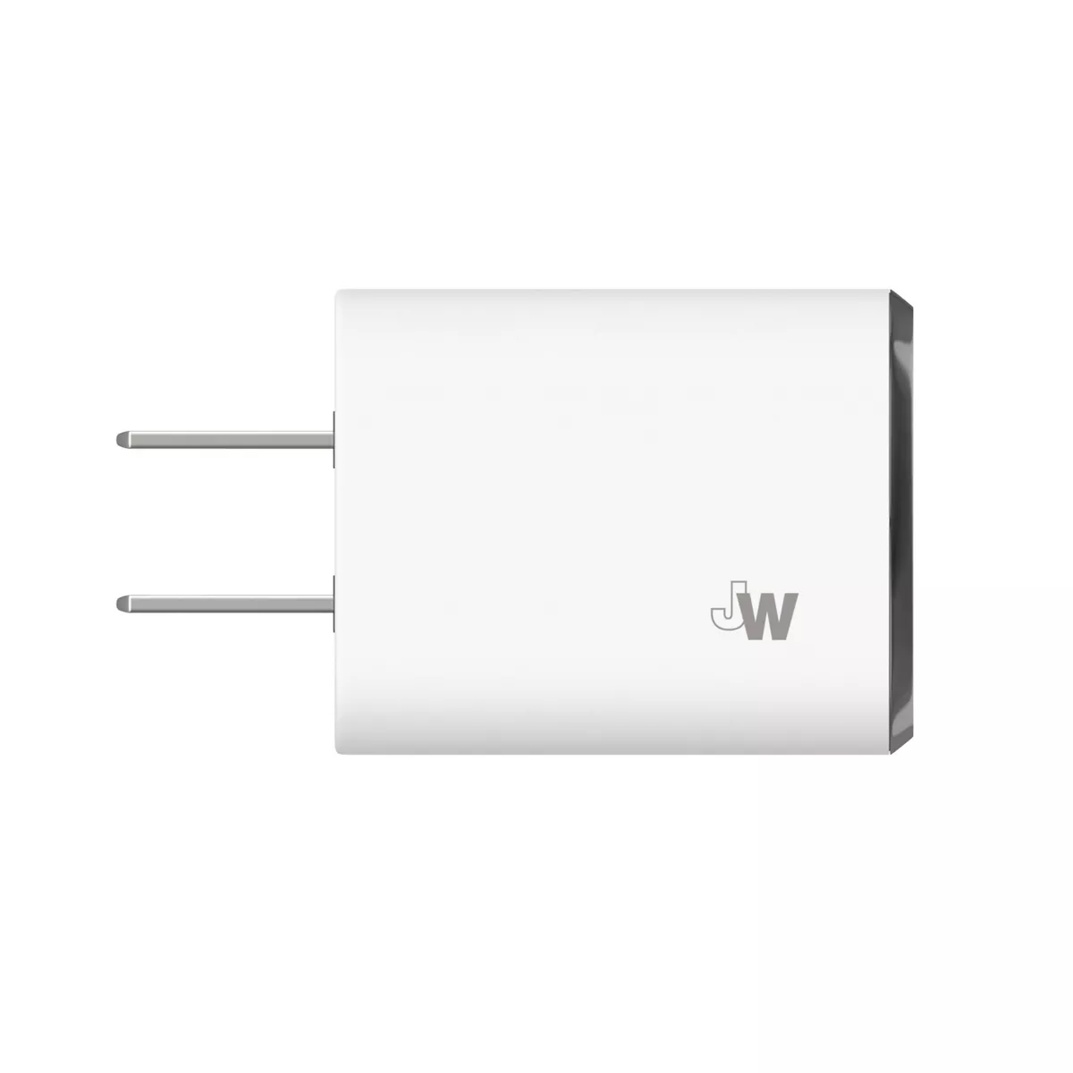 Just Wireless 2.4A/12W 1-Port USB-A Home Charger with 10ft TPU Lightning to USB-A Cable - White