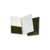 TOPS Products Gold Fibre Personal Notebook, College/Medium, 5 x 7, Classic Green, 100 Sheets 20801