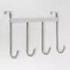 Smooth Over the Door Quad Hook - Satin Nickel - Threshold™