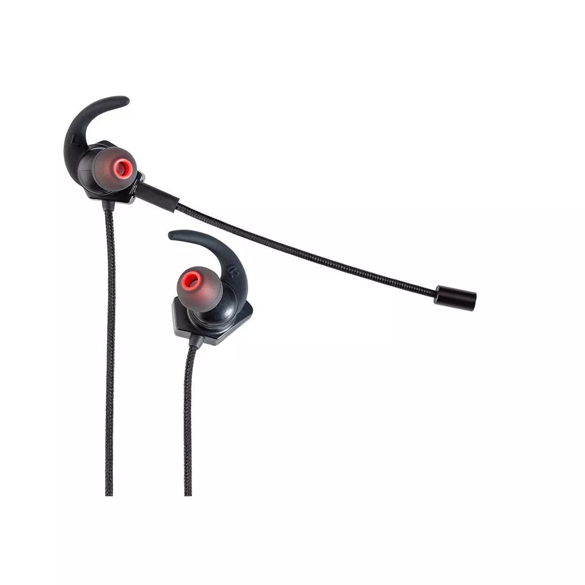 Dark Matter by Monoprice Nova Mobile Gaming Earphones - 10mm, Detachable Boom Mic, Inline Remote/Mic, iOS/Android/Switch Compatible