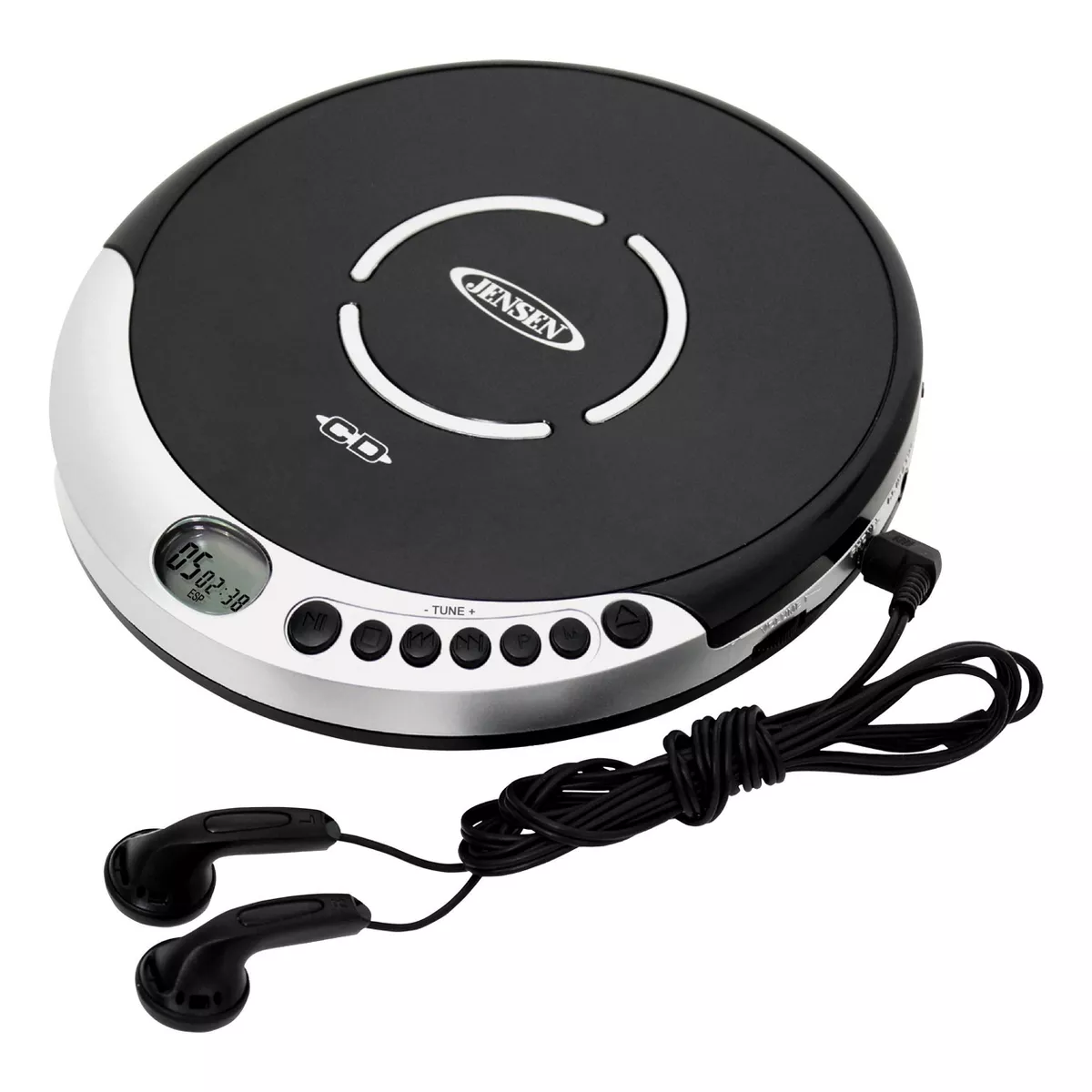 JENSEN CD-60, 60-Second Super Anti-Skip and Bass Boost CD Player