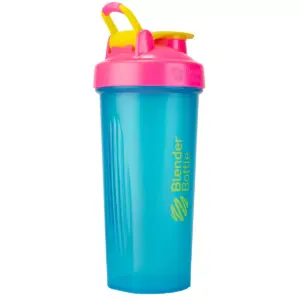 Blender Bottle 80s 28oz Portable Drinkware - Blue/Pink