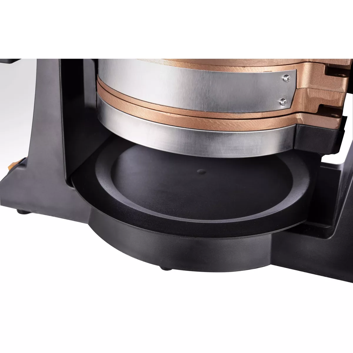 CRUX Double-Rotating Waffle Maker - Silver