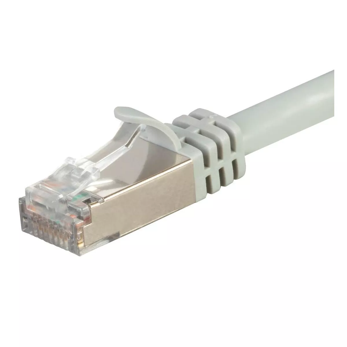 Monoprice Cat7 Ethernet Network Patch Cable - 7 feet - Gray | 26AWG, Shielded, (S/FTP) - Entegrade Series
