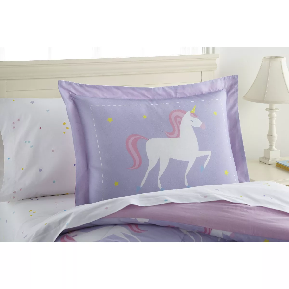 5pc Twin Unicorn Cotton Bed in a Bag - WildKin