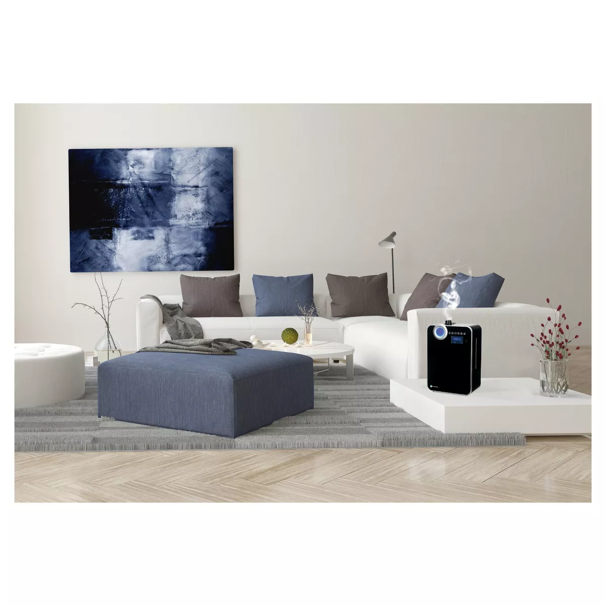 Pureguardian 120-Hour Elite Ultrasonic Warm and Cool Mist with Digital Smart Mist Sensor Humidifier H8000B