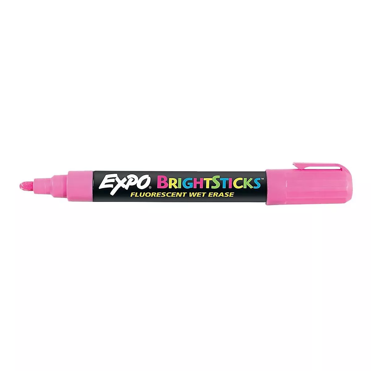 EXPO Bright Sticks Wet-Erase Fluorescent Marker Set Bullet Tip Assorted 14075