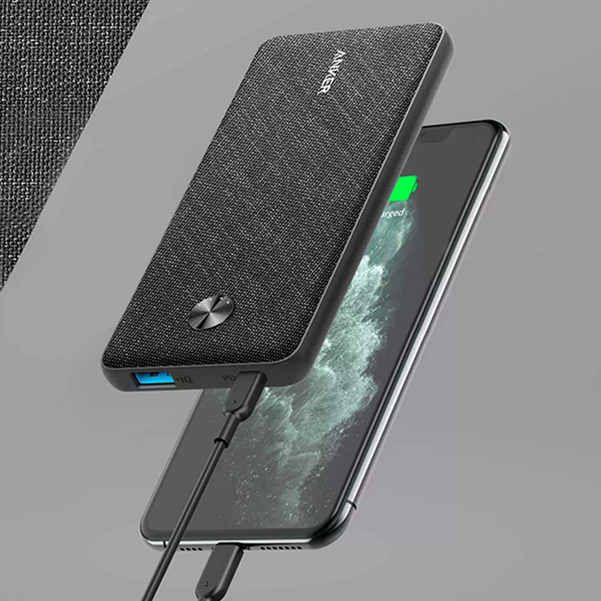 Anker Powercore Metro Slim 10000 mAh Power Bank with Power Delivery - Black