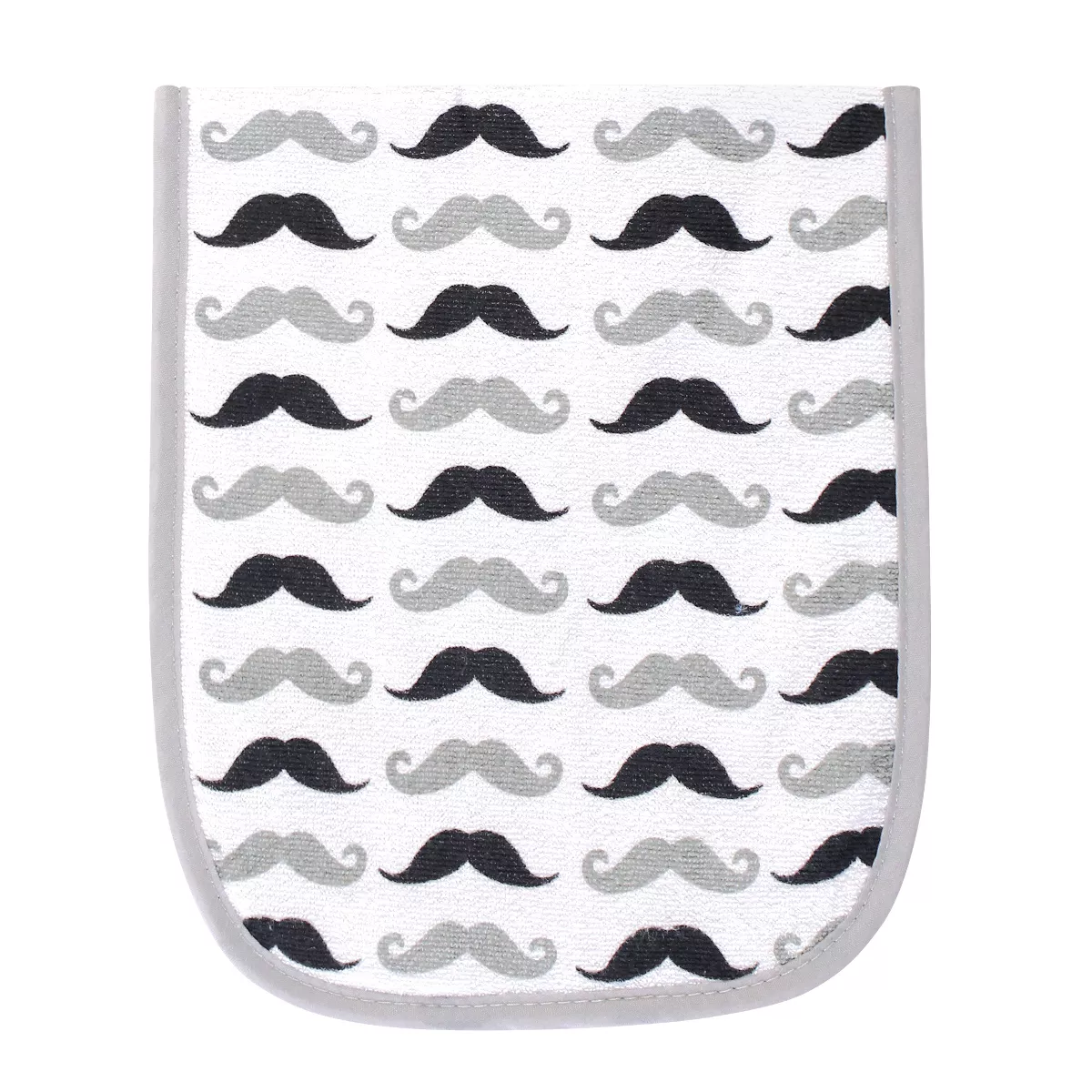 Hudson Baby Infant Boy Cotton Terry Bib and Burp Cloth Set 5pk, Perfect Gentleman, One Size