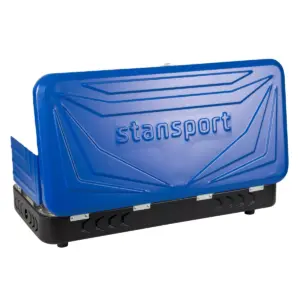 Stansport Propane Stove and Grill Combo Piezo Ignition Blue
