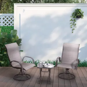 3pc Swivel Motion Patio Seating Set - Peaktop