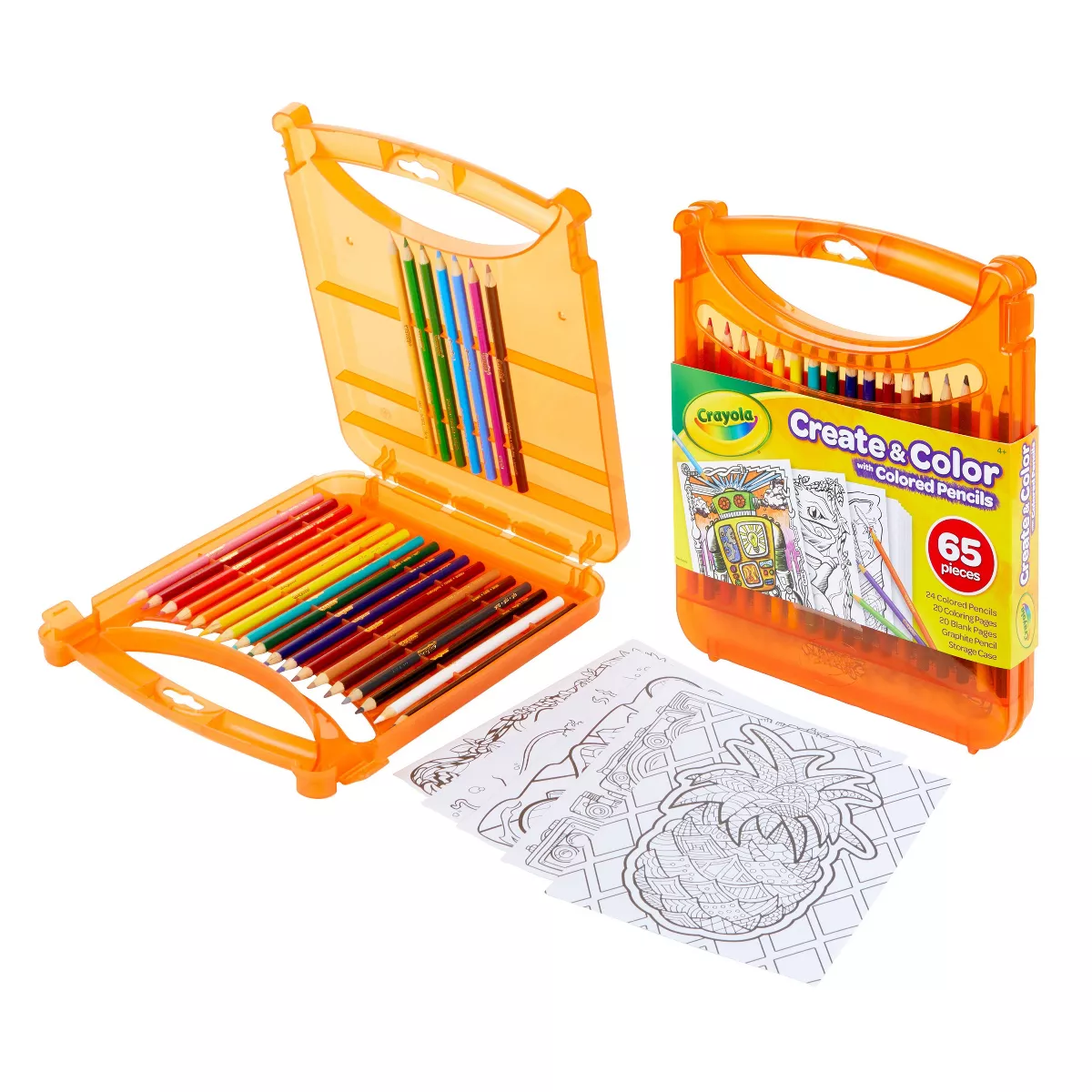 Crayola 65pc Create & Color Kit with Colored Pencils