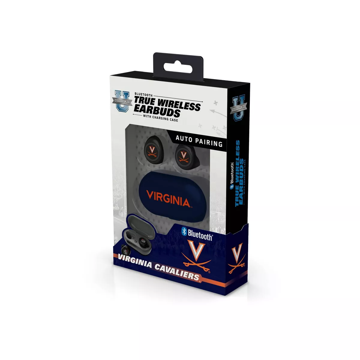 NCAA Virginia Cavaliers True Wireless Bluetooth Earbuds