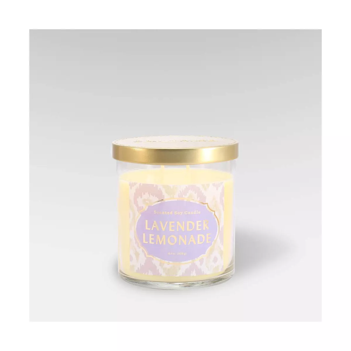 15.1oz Lidded Glass Jar 2-Wick Candle Lavender Lemonade - Opalhouse™