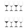 Riedel 6409/0 Heart to Heart Crystal Dishwasher Safe Cabernet Sauvignon Red Wine Glass (8 Pack)