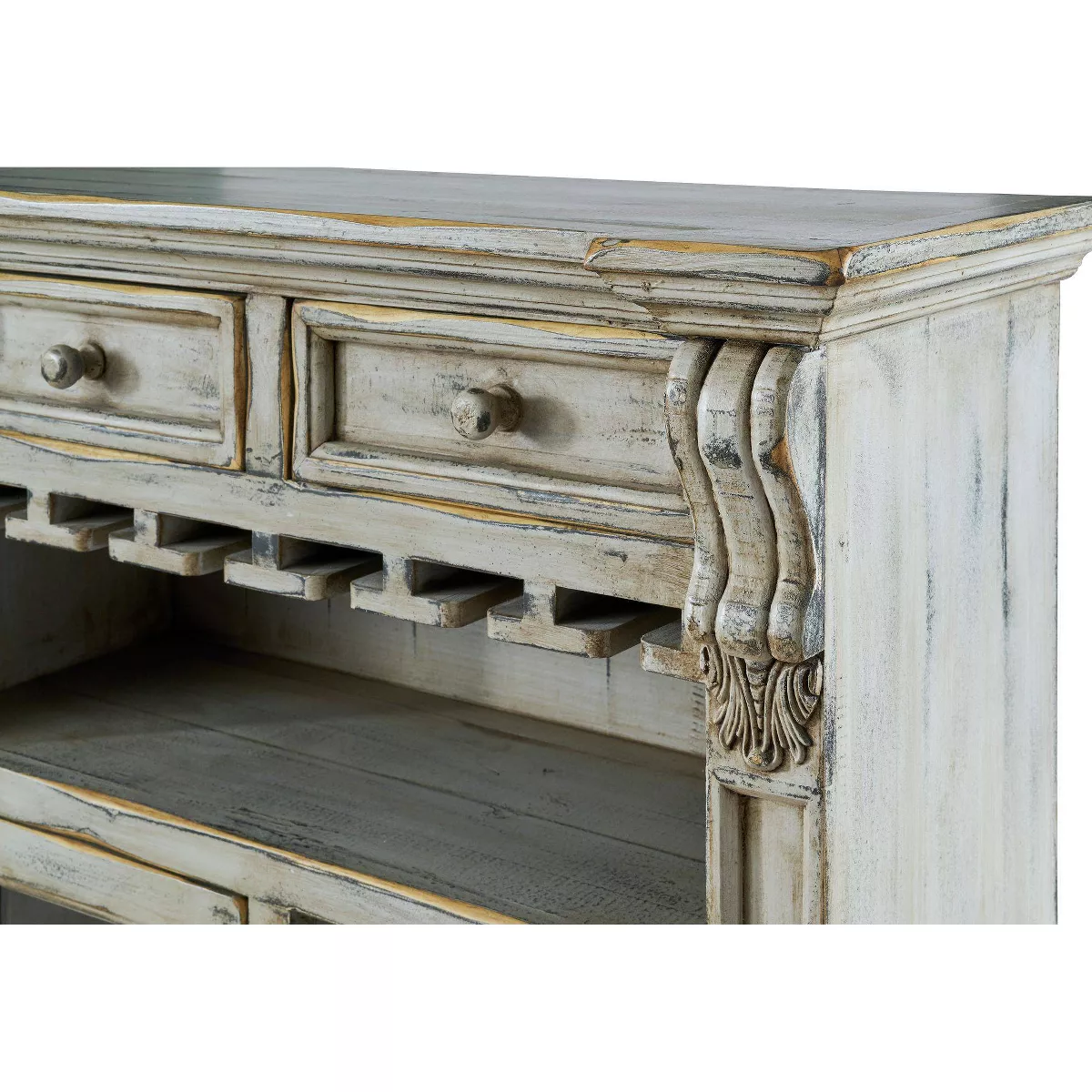 Celia Bar Console Light Gray - Picket House Furnishings