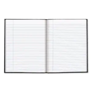 Blueline Executive Notebook College/Margin Rule 9 1/4 x 7 1/4 White 150 Sheets A7BLK