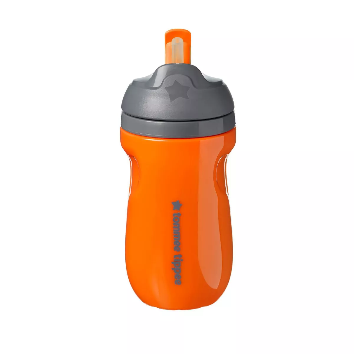 Tommee Tippee 2pk Insulated Straw Toddler Cup - Blue/Orange - 9oz