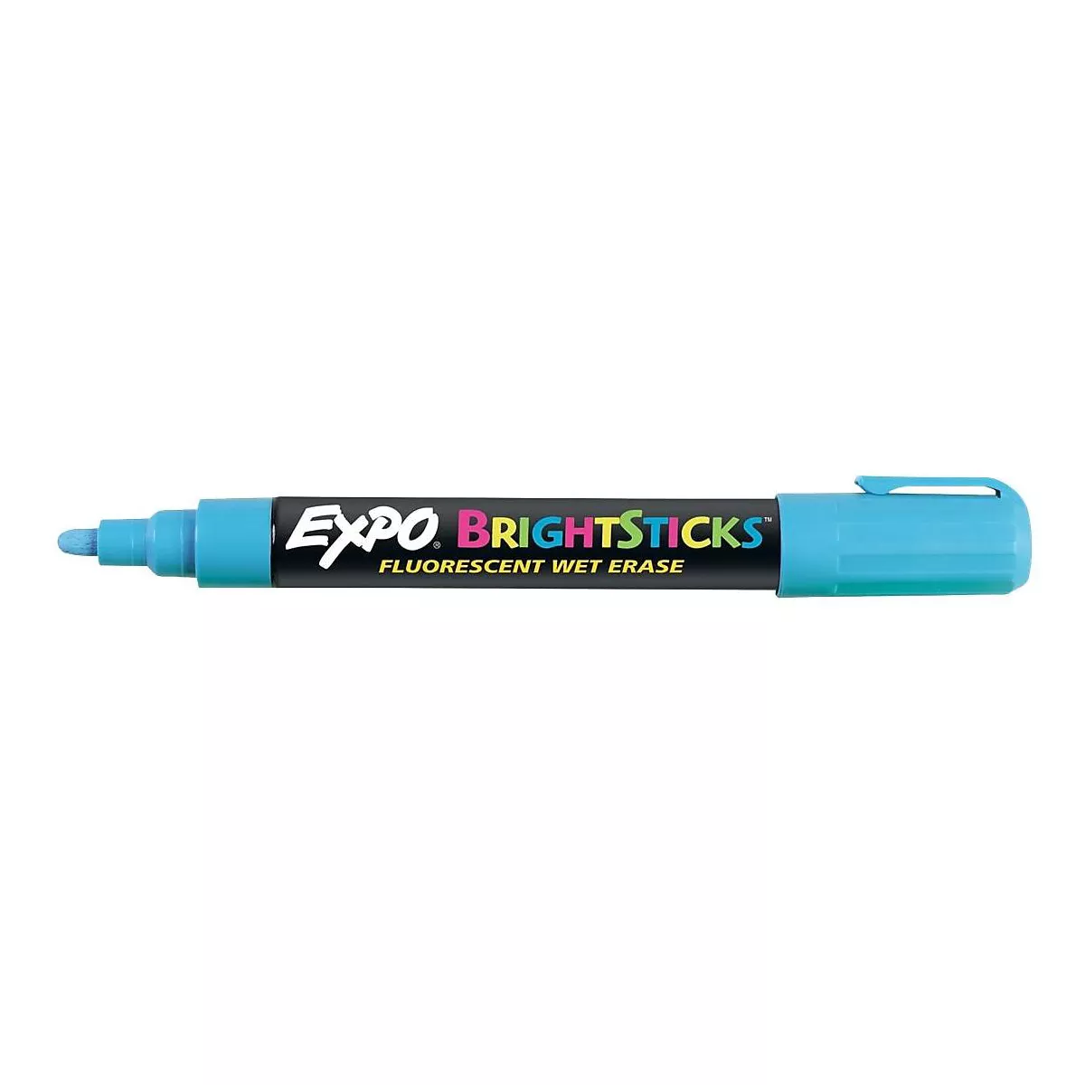 EXPO Bright Sticks Wet-Erase Fluorescent Marker Set Bullet Tip Assorted 14075