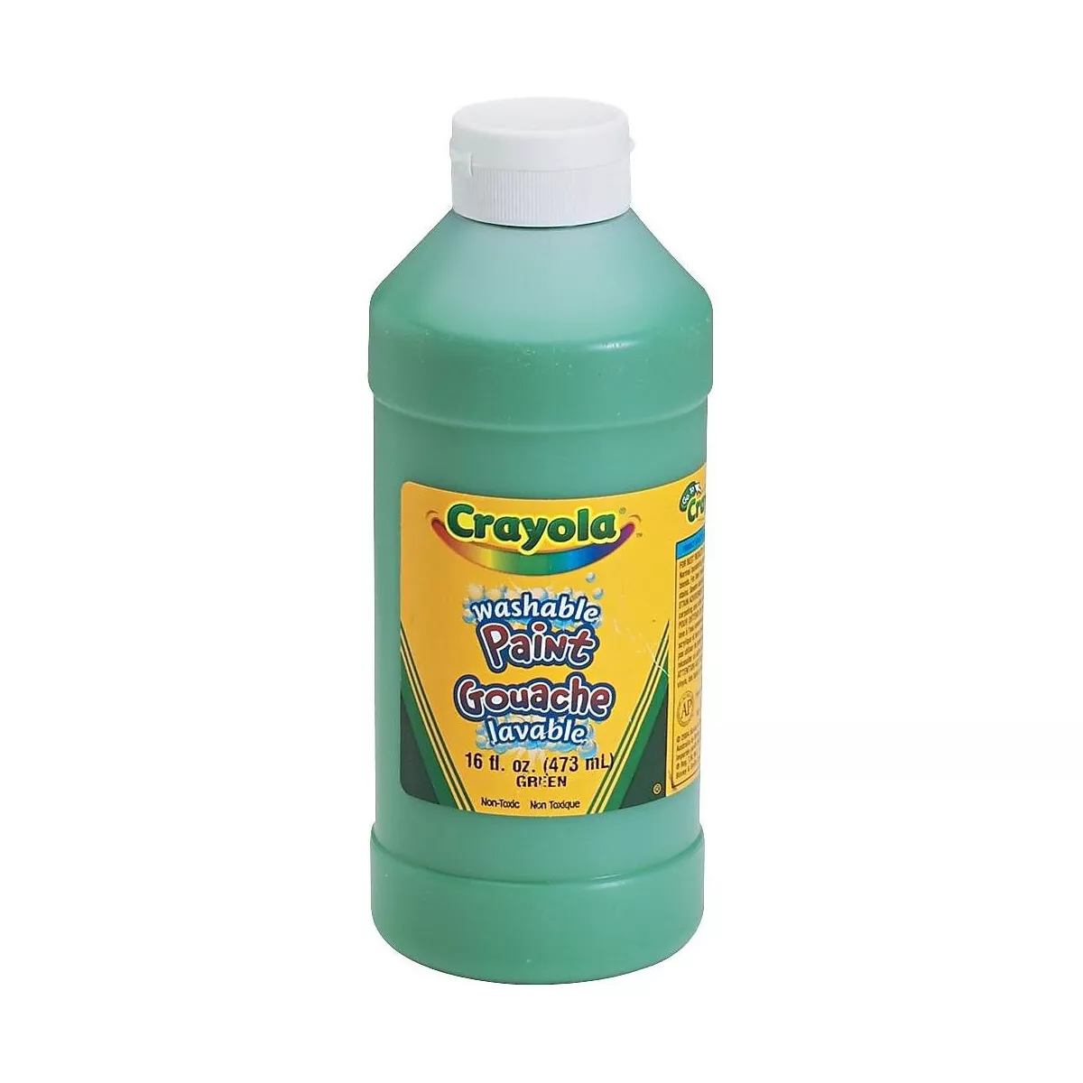 Crayola Washable Paints, Green, 16 oz. 54-2016-044