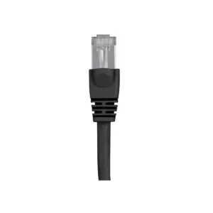 Monoprice Cat6A Ethernet Patch Cable - 7 Feet - Black | Network Internet Cord - RJ45, 550Mhz, STP, Pure Bare Copper Wire, 10G, 26AWG