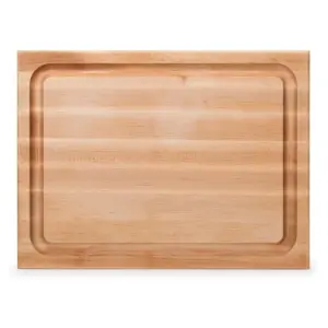 John Boos Block 15 Inch Wide Reversible Cutting/Carving Board with Juice Groove, 20 x 15 x 1.5 Inch, Solid Maple Wood