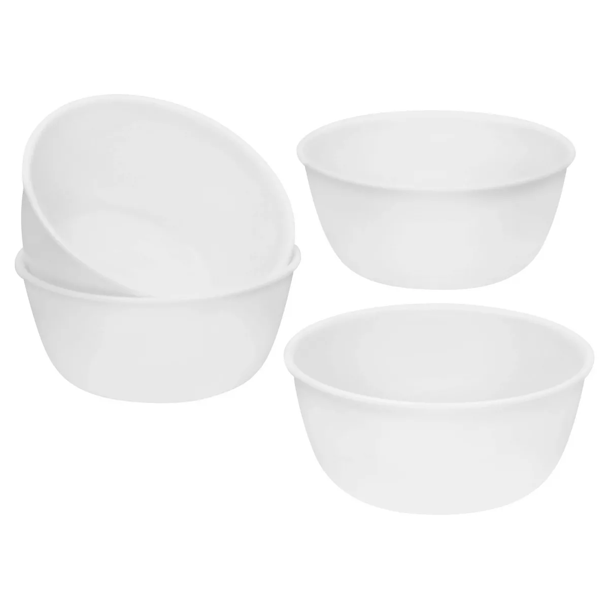 Corelle Livingware 28oz 4pk Vitrelle Dining Bowls White
