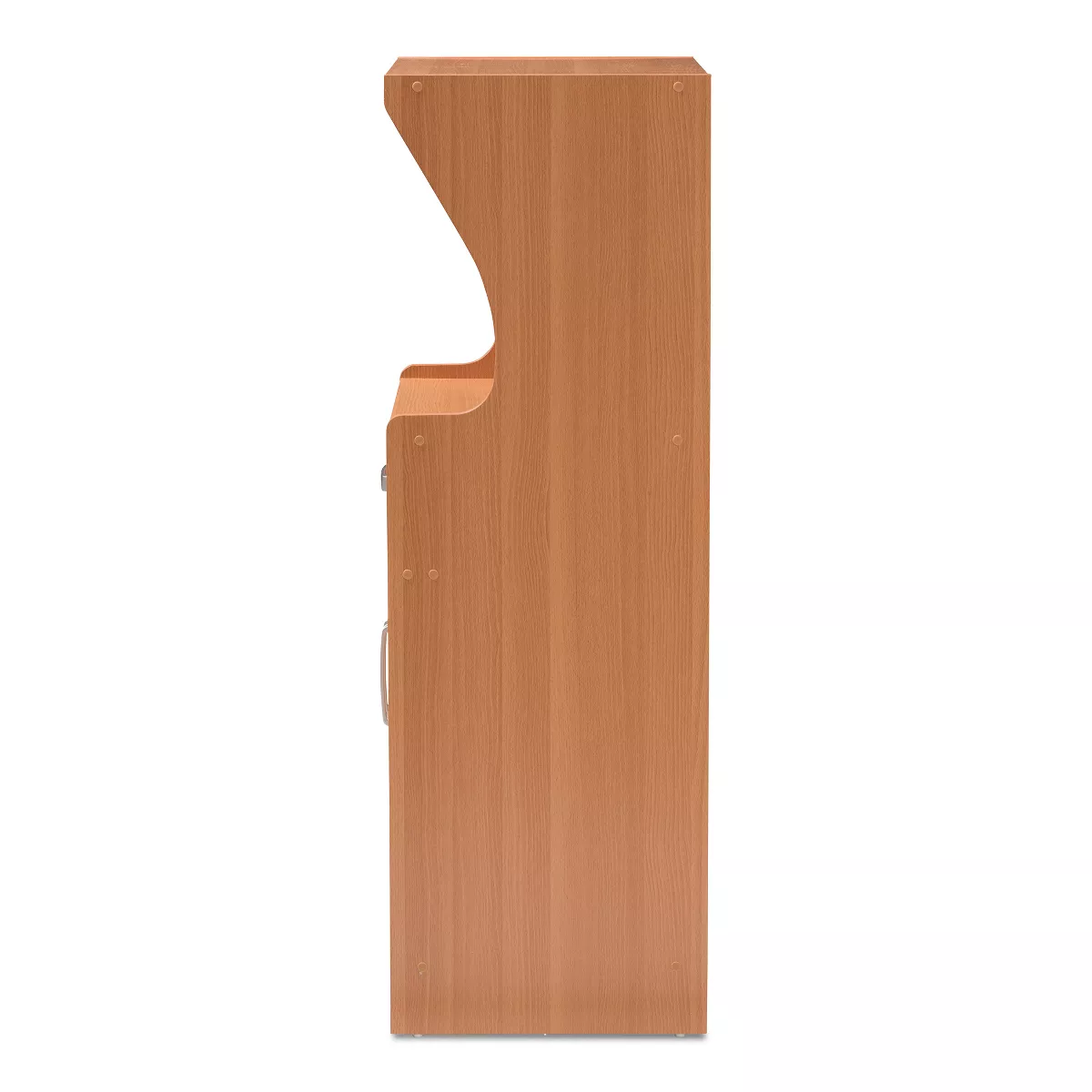 Lowell Modern and Contemporary Wood Finish Kitchen Cabinet Brown - Baxton Studio