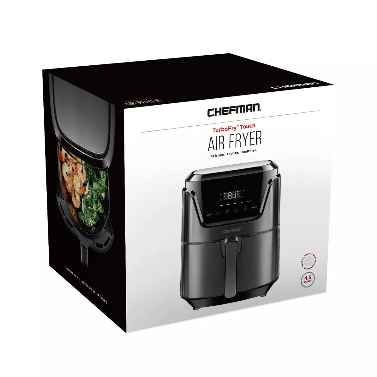 Chefman TurboFry Touch Digital 4.5qt Air Fryer - Black