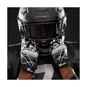 Cutters Game Day Receiver Adult Gloves Black - S