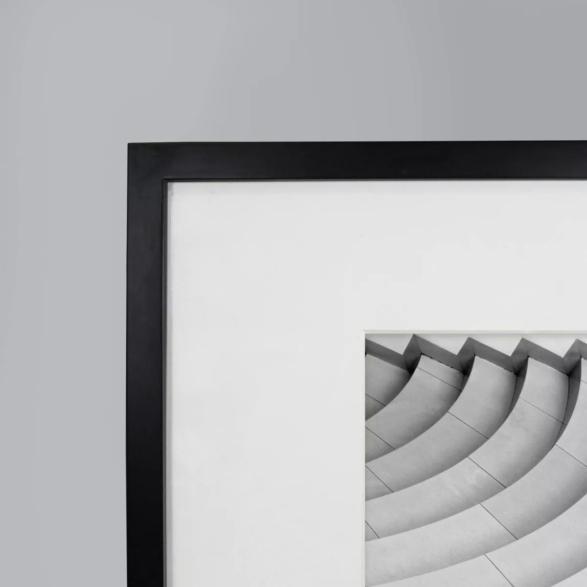 14" x 18" Matted Wood Frame Black - Made By Design™